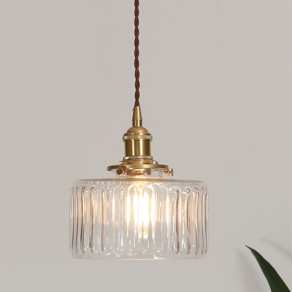 Suspension vintage en cristal