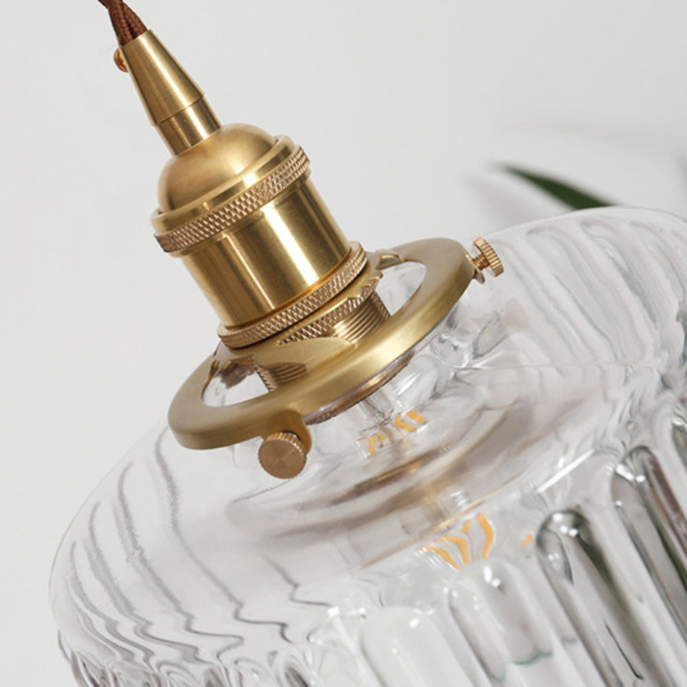 Suspension vintage en cristal