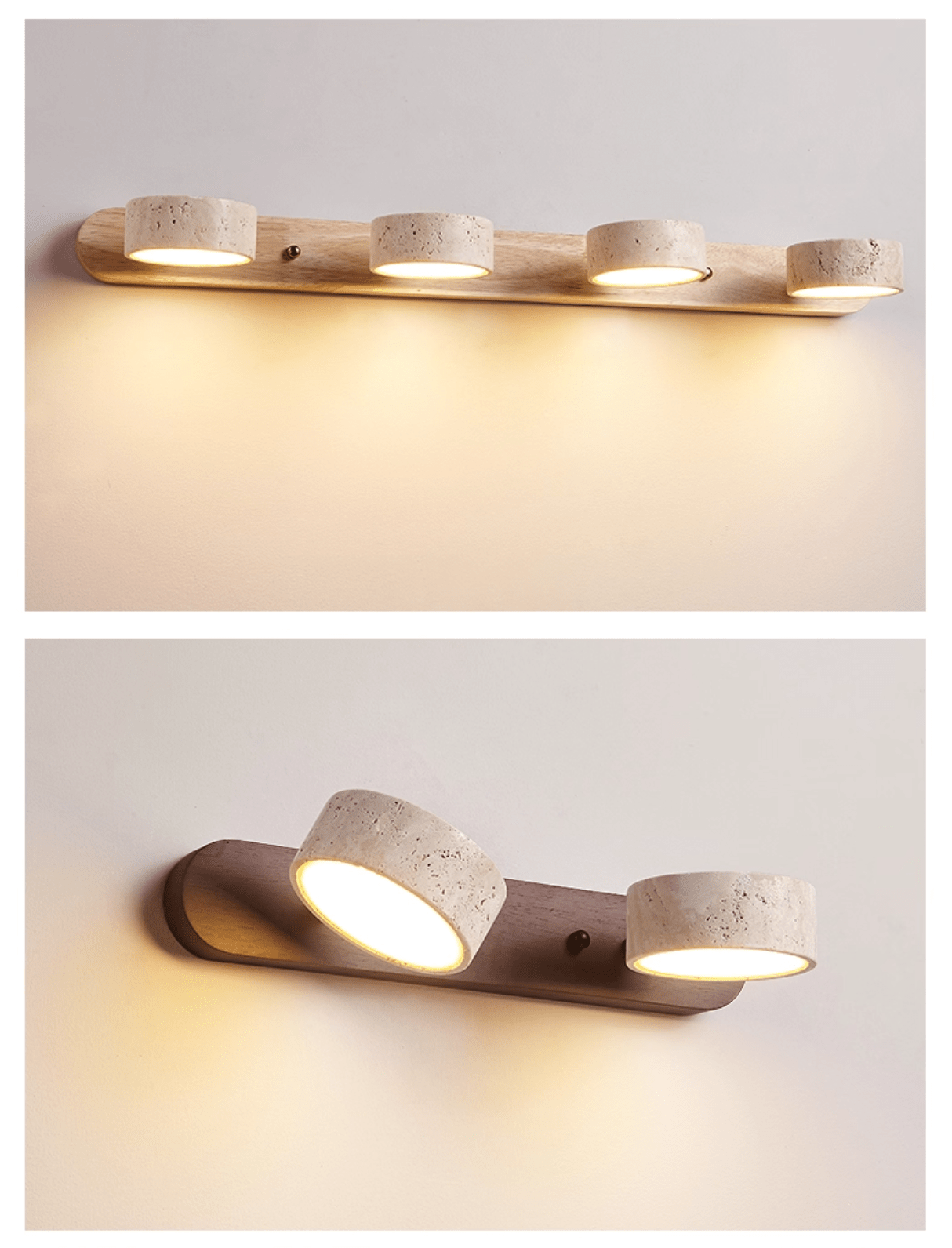 Applique murale Travertine Duo