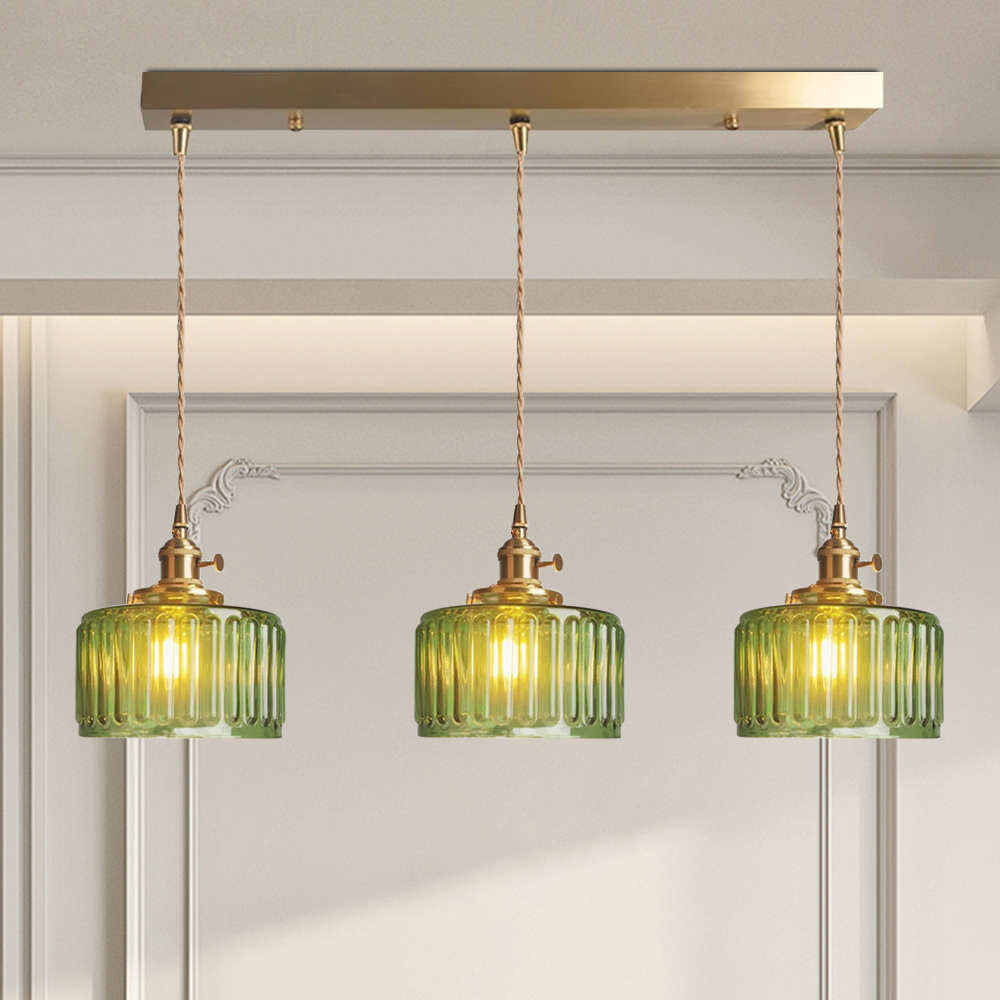 Suspension vintage en cristal
