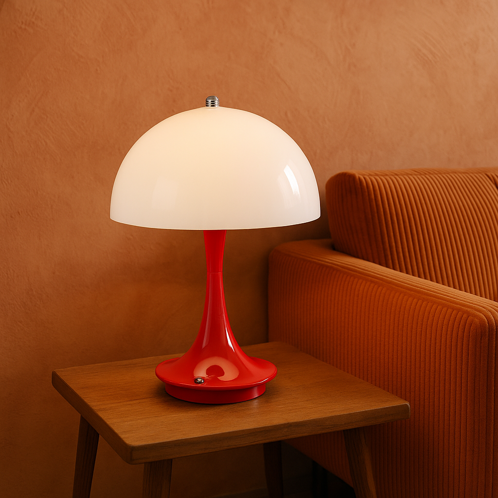 Lampe de table champignon