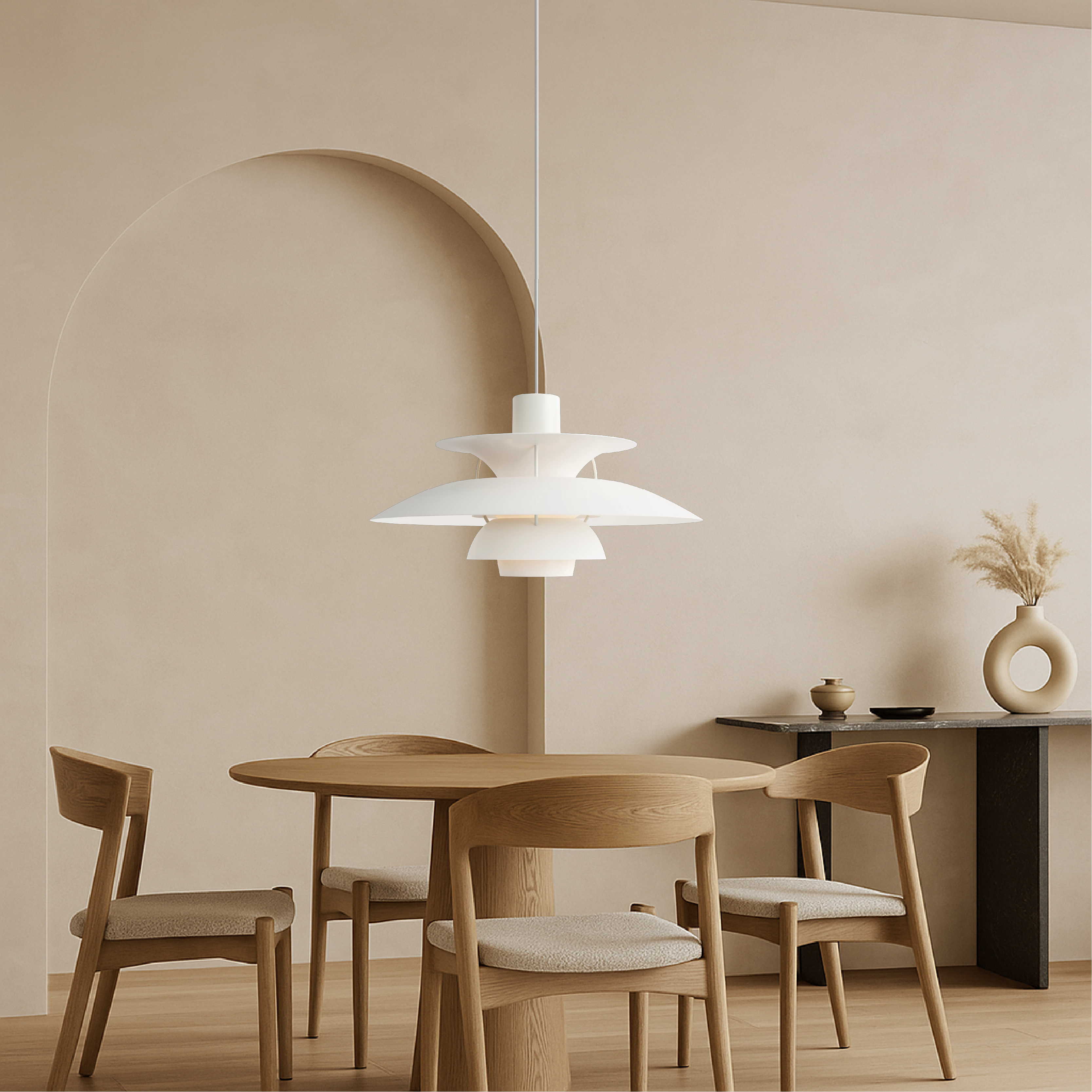 Suspension danoise multicouche