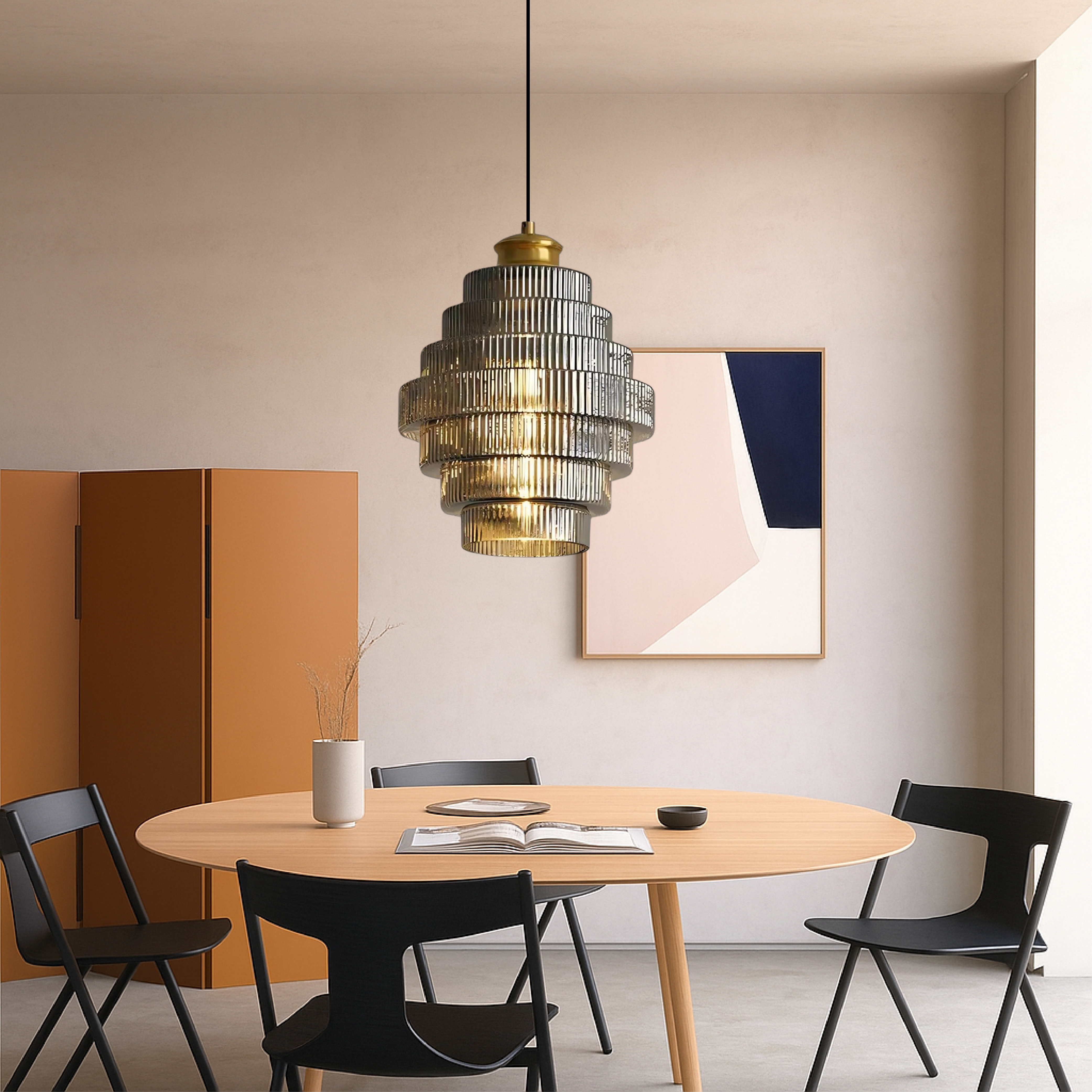 Suspension en verre L'otre