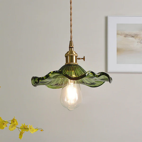 Lampe élégante en forme de fleur d'hibiscus