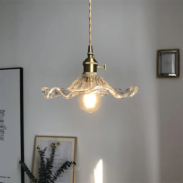 Lampe élégante en forme de fleur d'hibiscus
