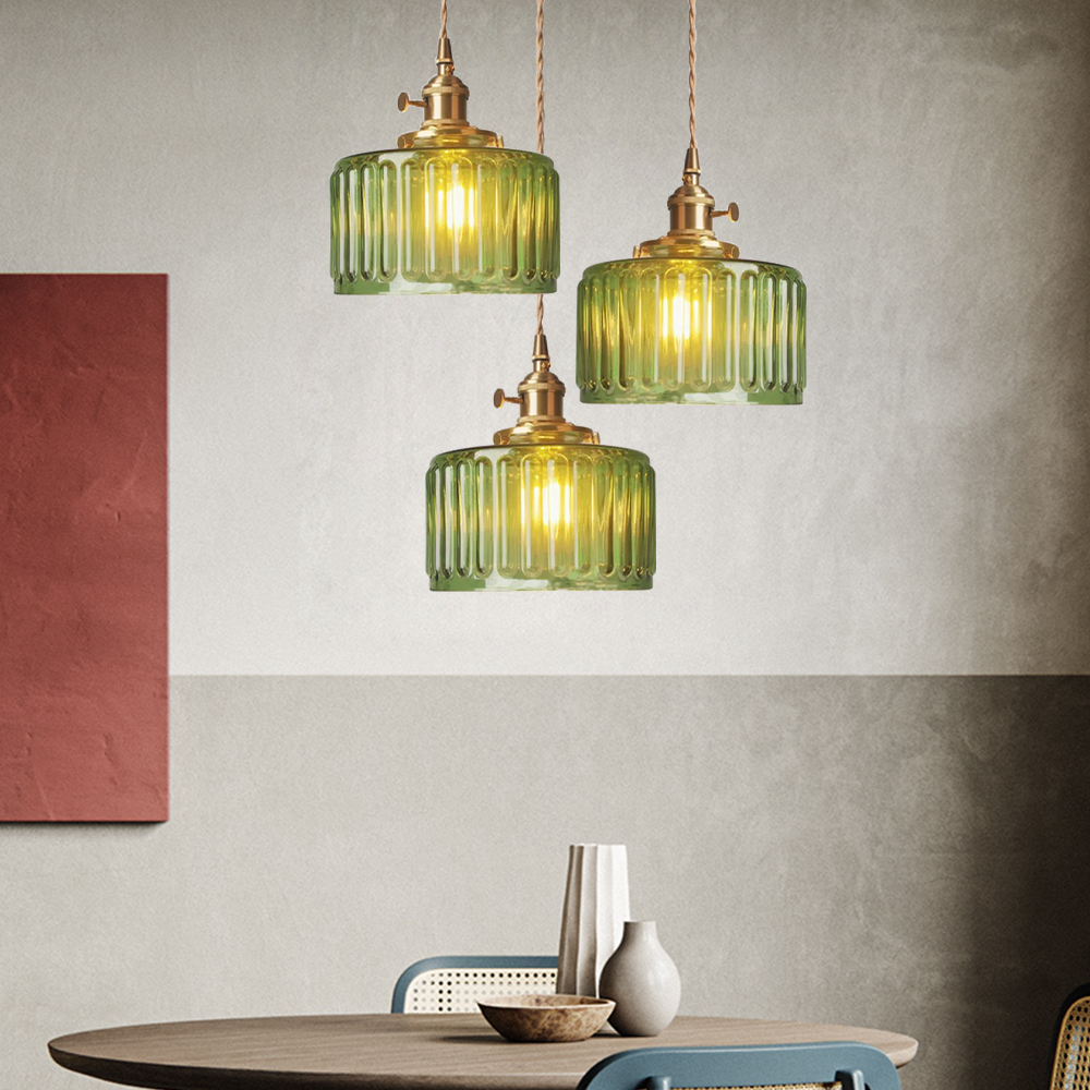 Suspension vintage en cristal