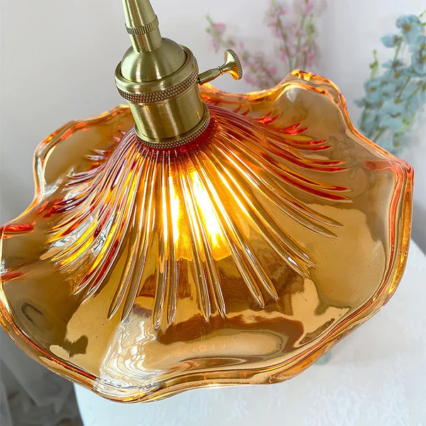 Lampe élégante en forme de fleur d'hibiscus