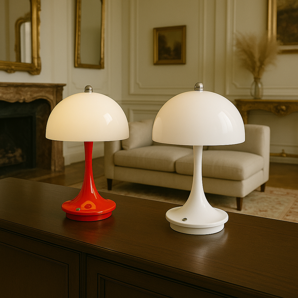 Lampe de table champignon