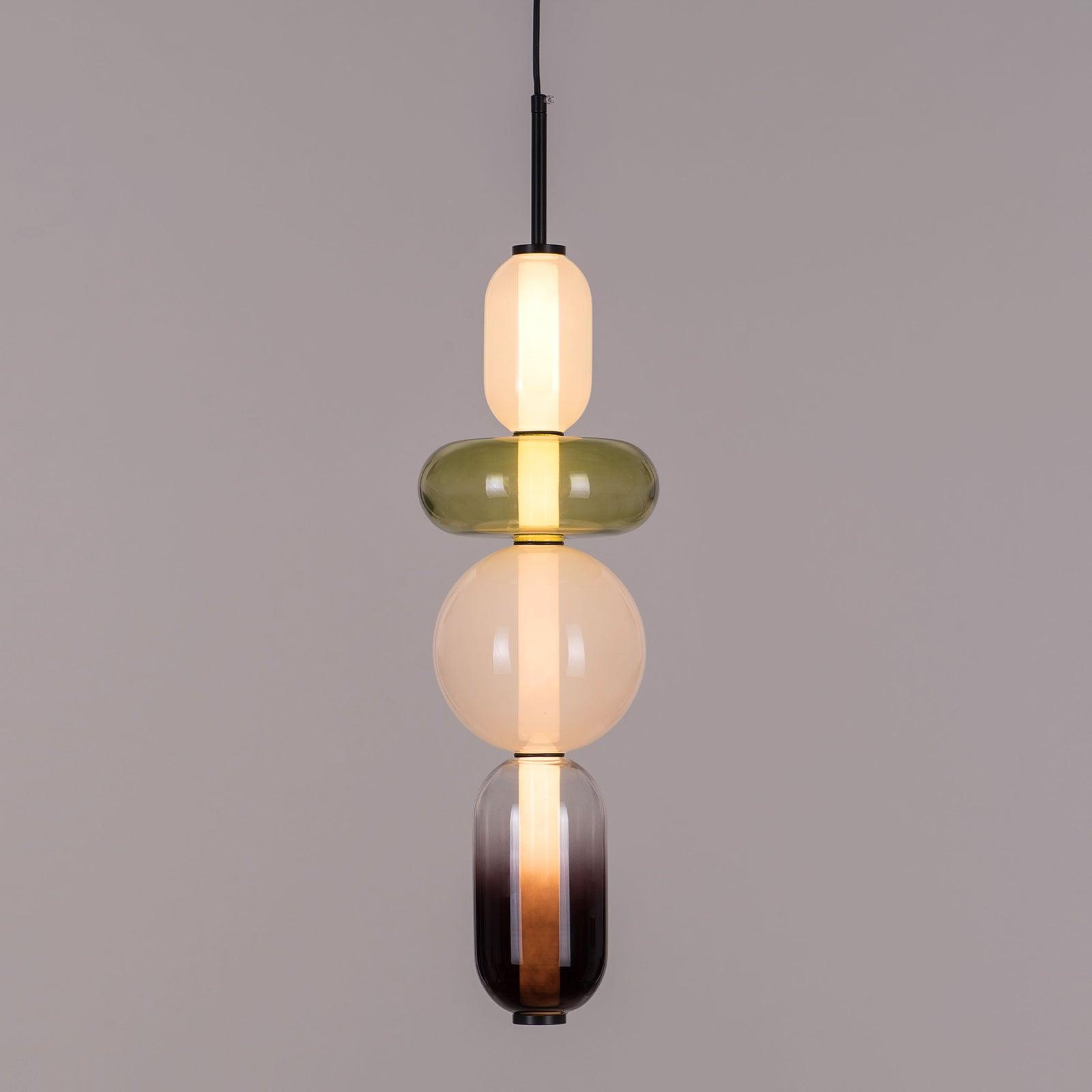 Suspension en verre candi