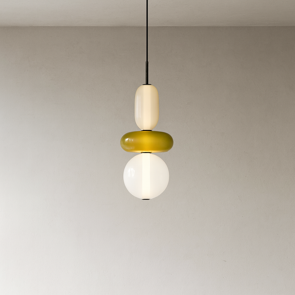 Suspension en verre candi