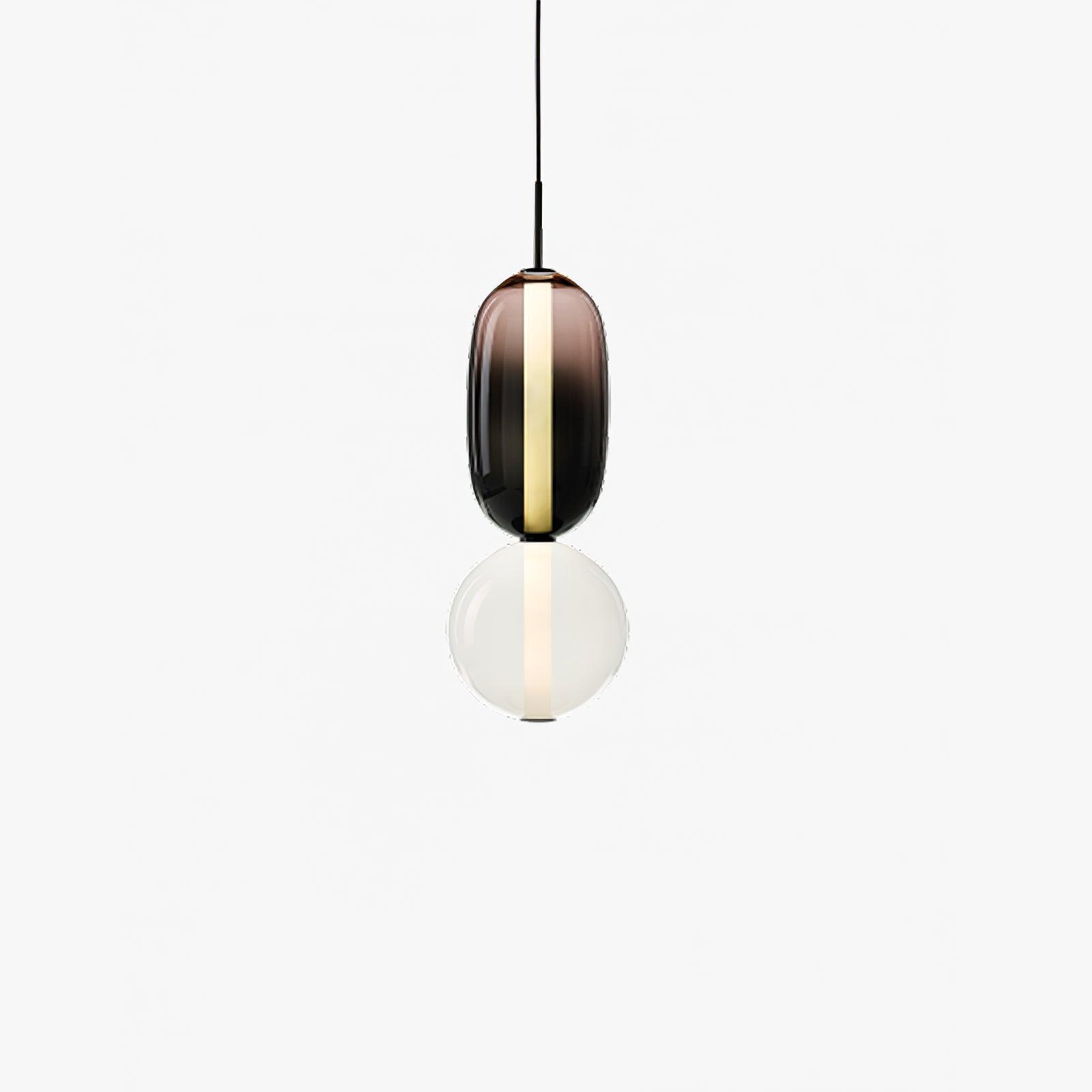 Suspension en verre candi