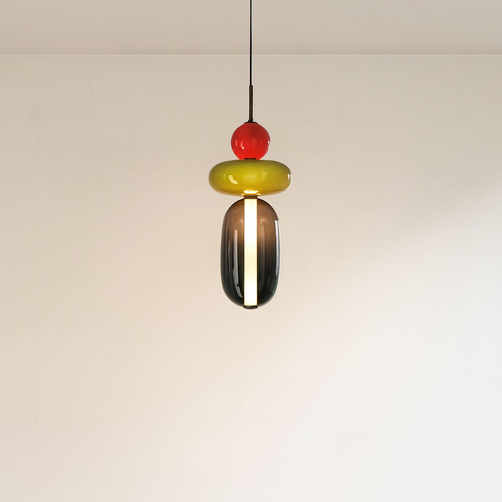 Suspension en verre candi