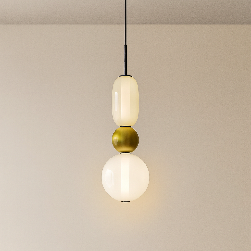 Suspension en verre candi