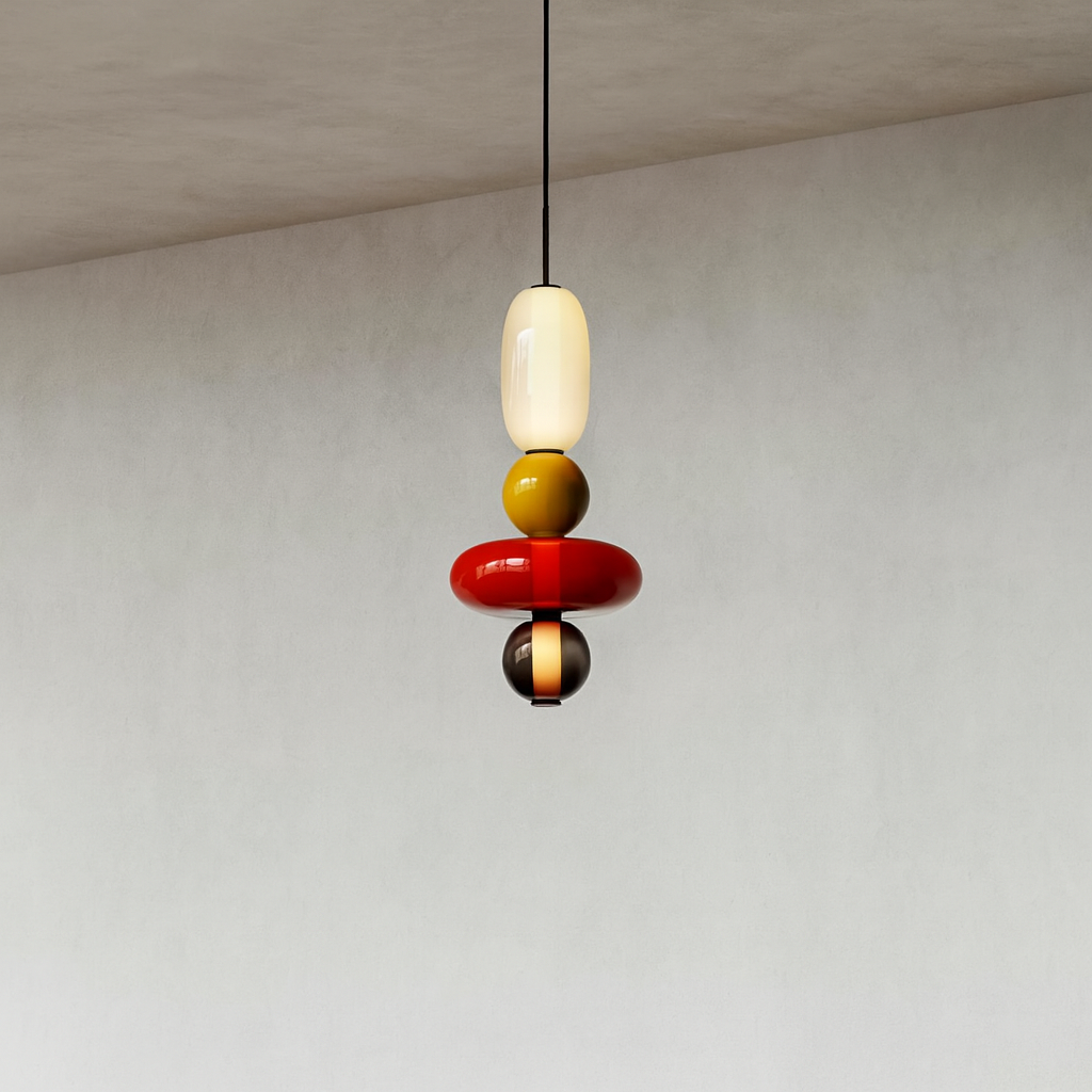 Suspension en verre candi