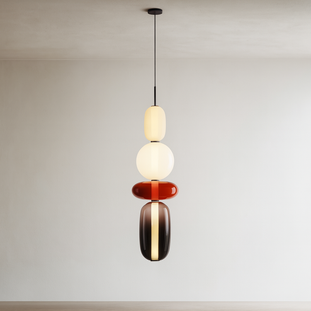 Suspension en verre candi