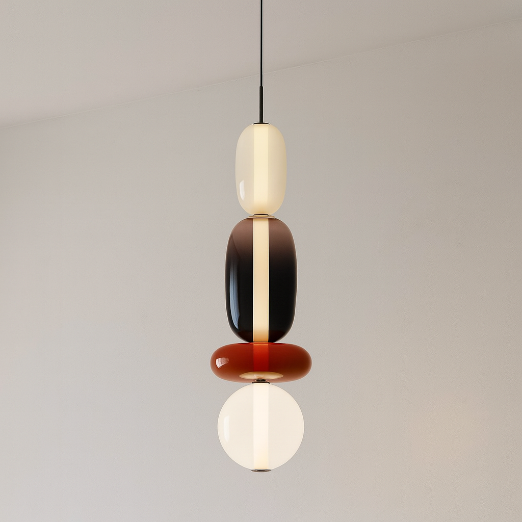 Suspension en verre candi