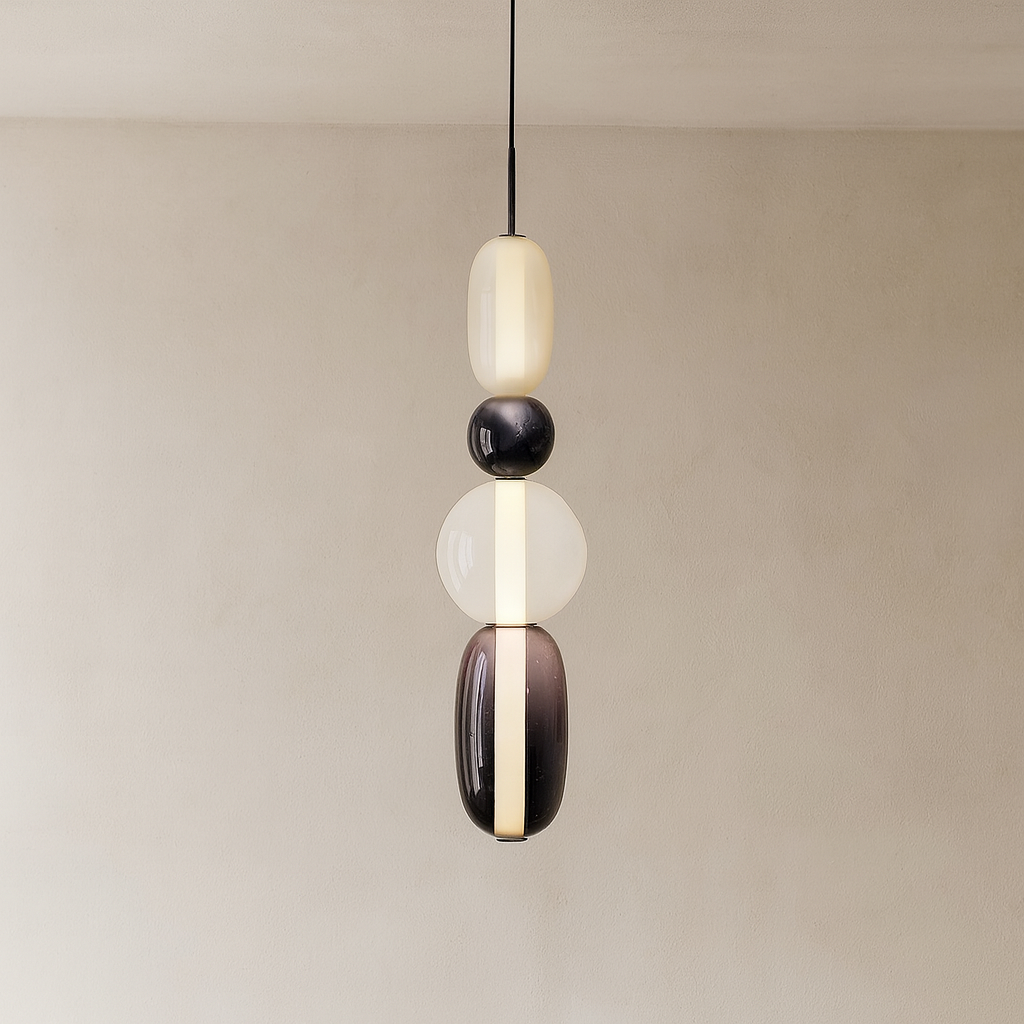Suspension en verre candi