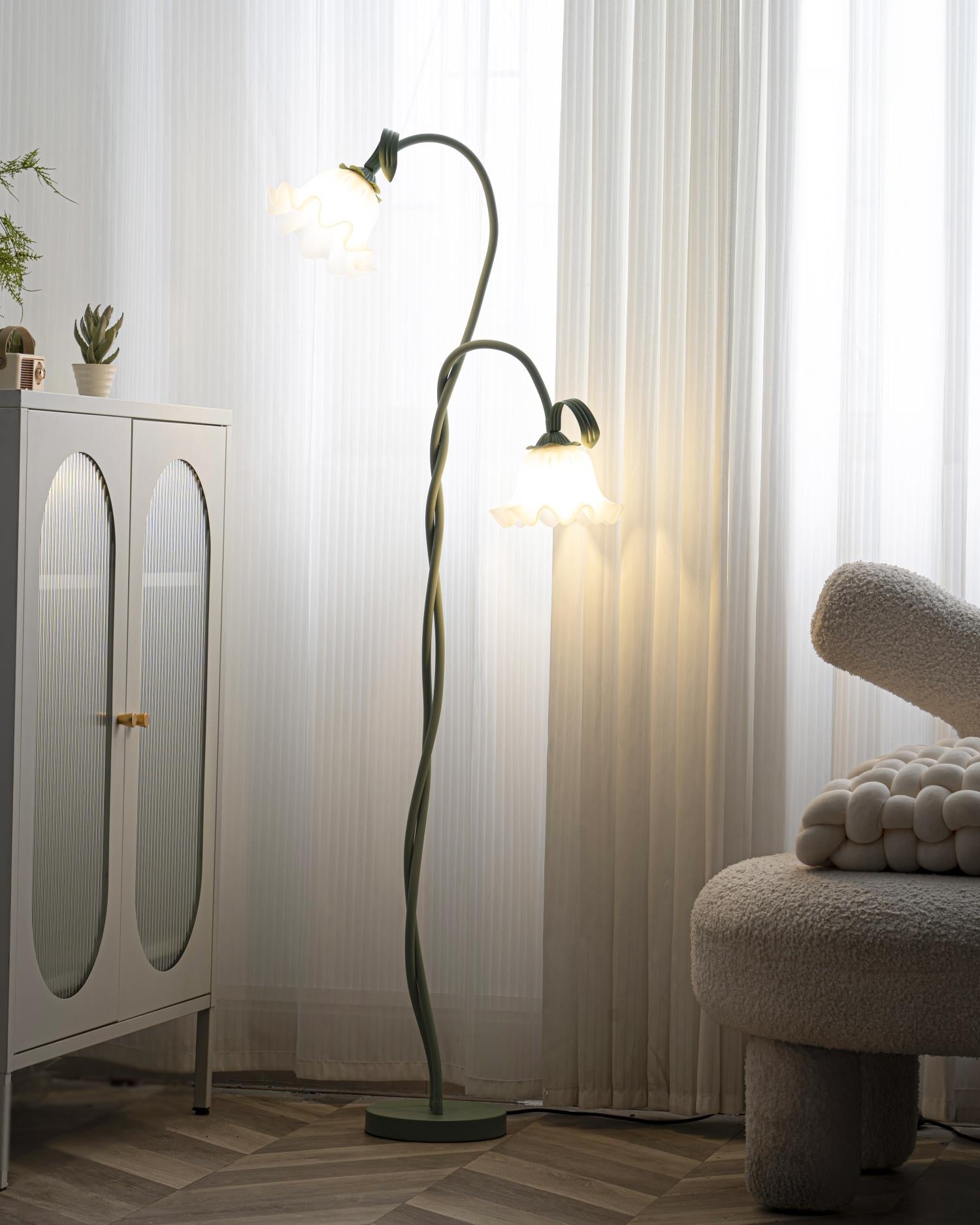 Lampadaire Fleurs de calla