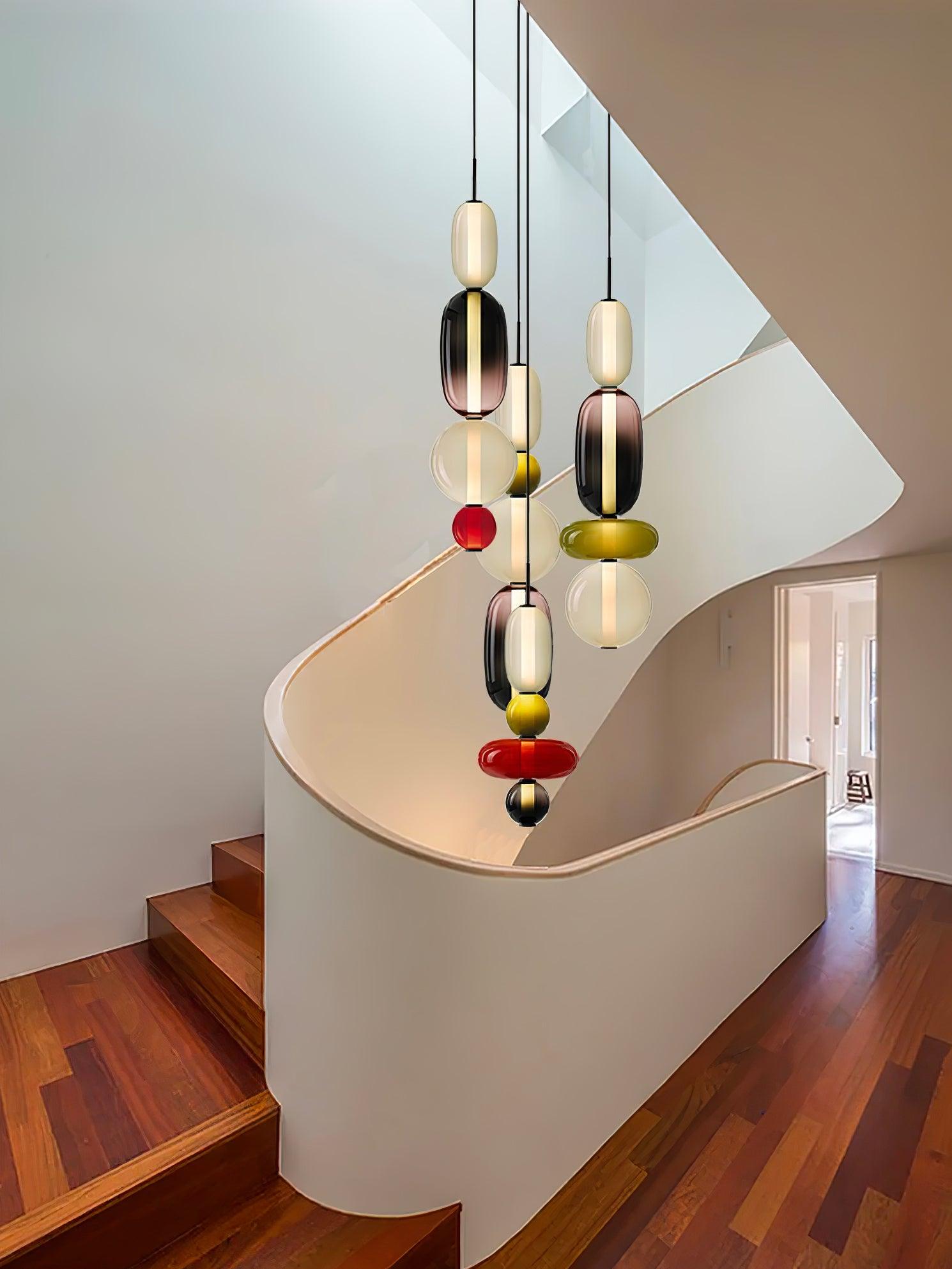 Suspension en verre candi
