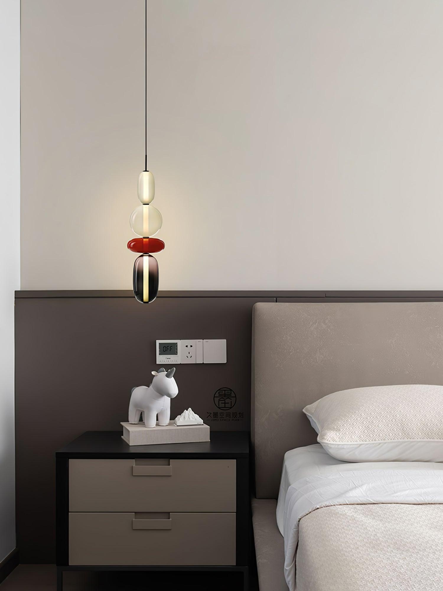 Suspension en verre candi