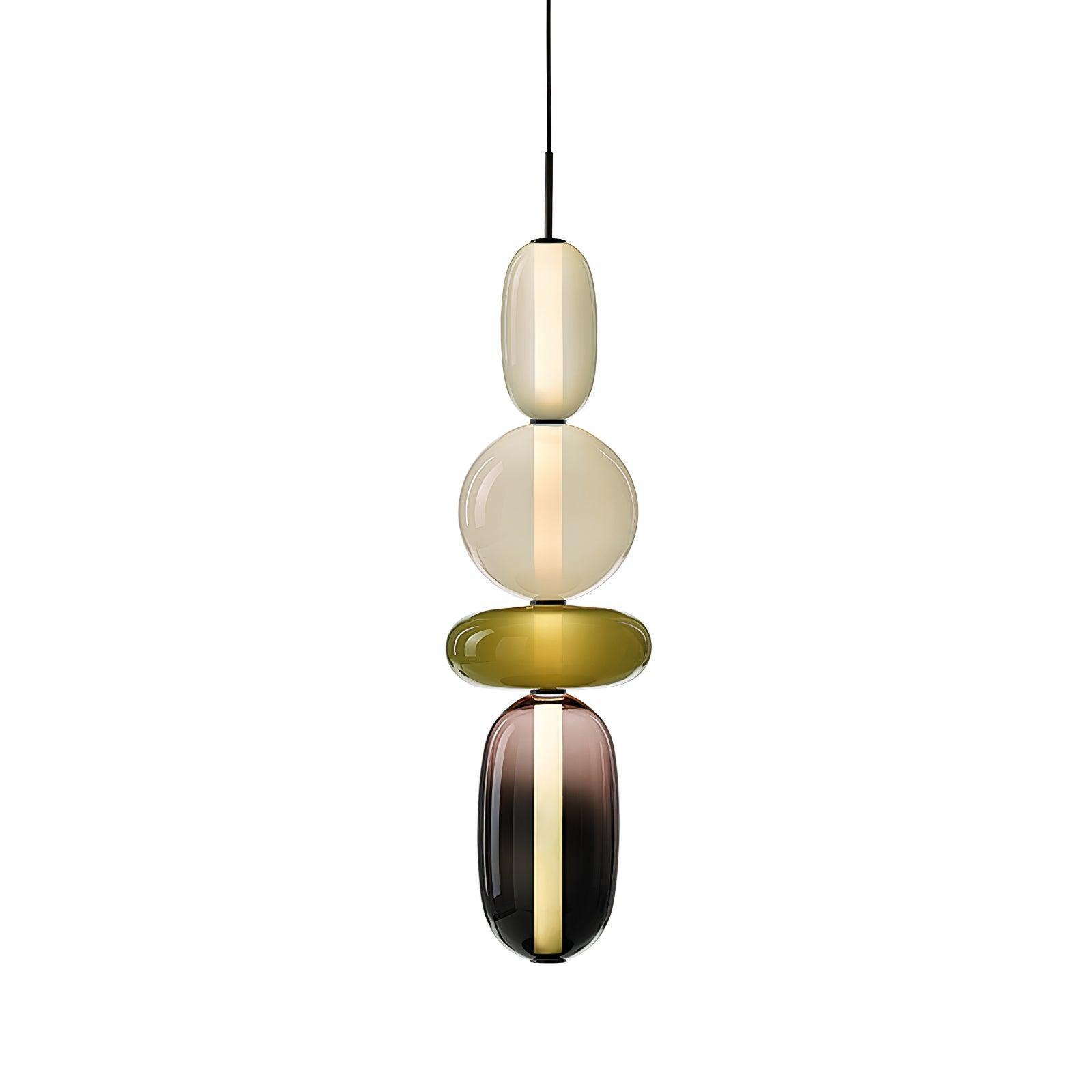 Suspension en verre candi