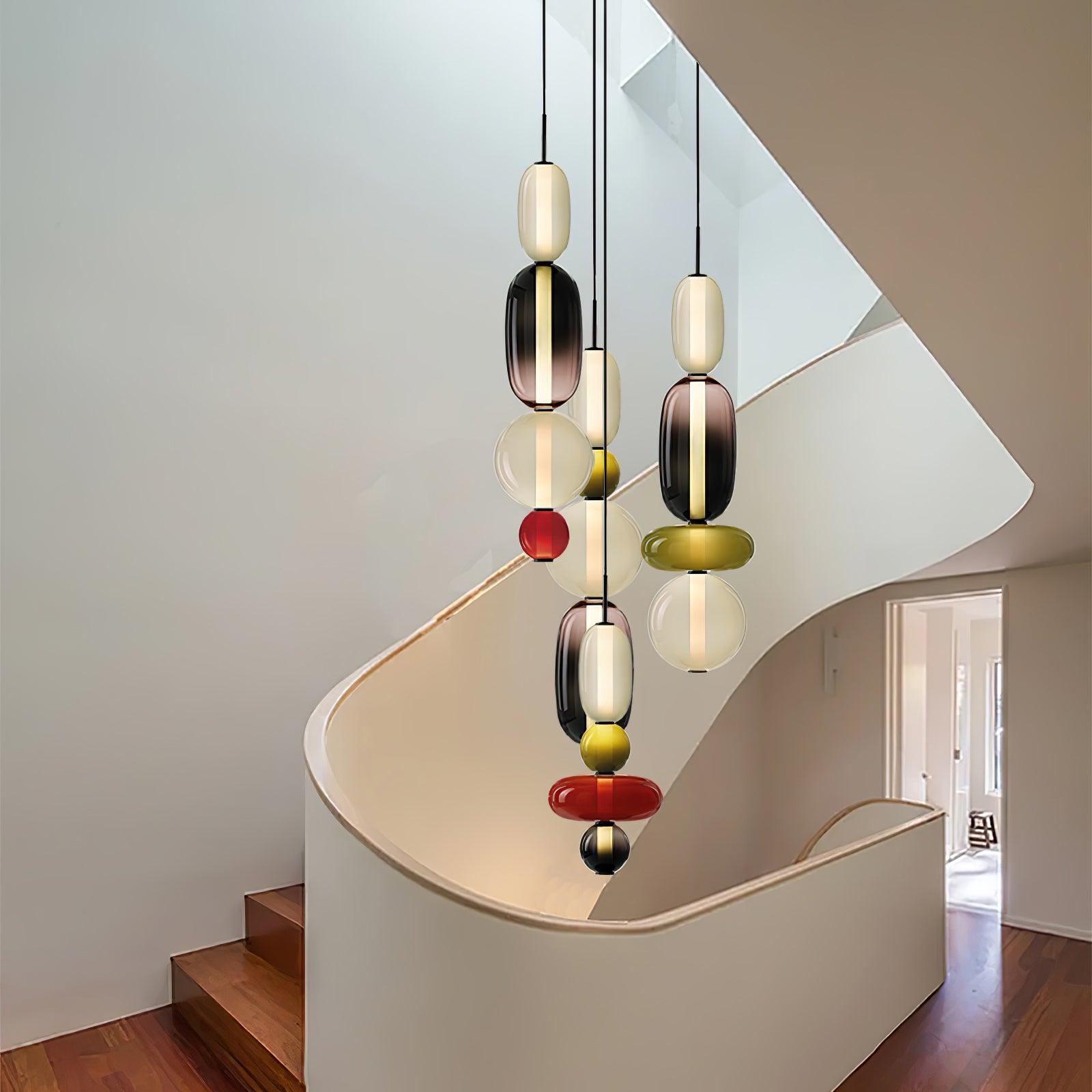 Suspension en verre candi