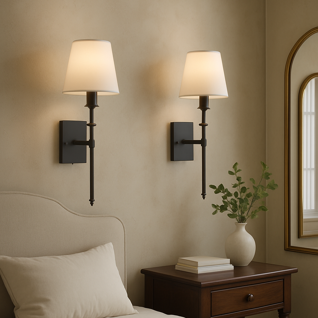 (Lot de 2) Applique murale rechargeable sans fil