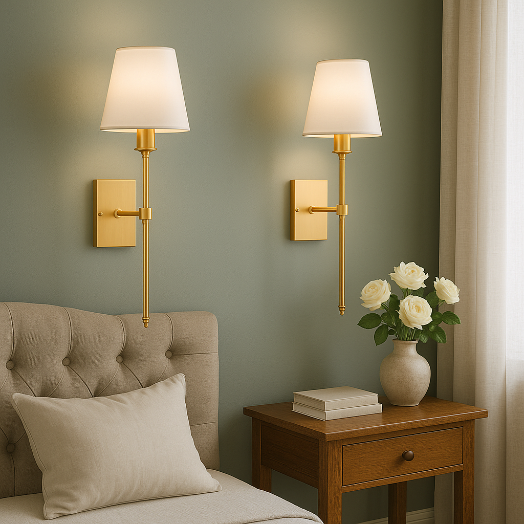(Lot de 2) Applique murale rechargeable sans fil