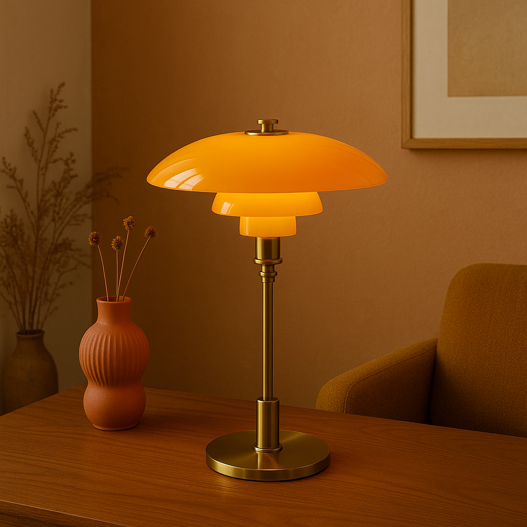 Lampe de table de designer danois