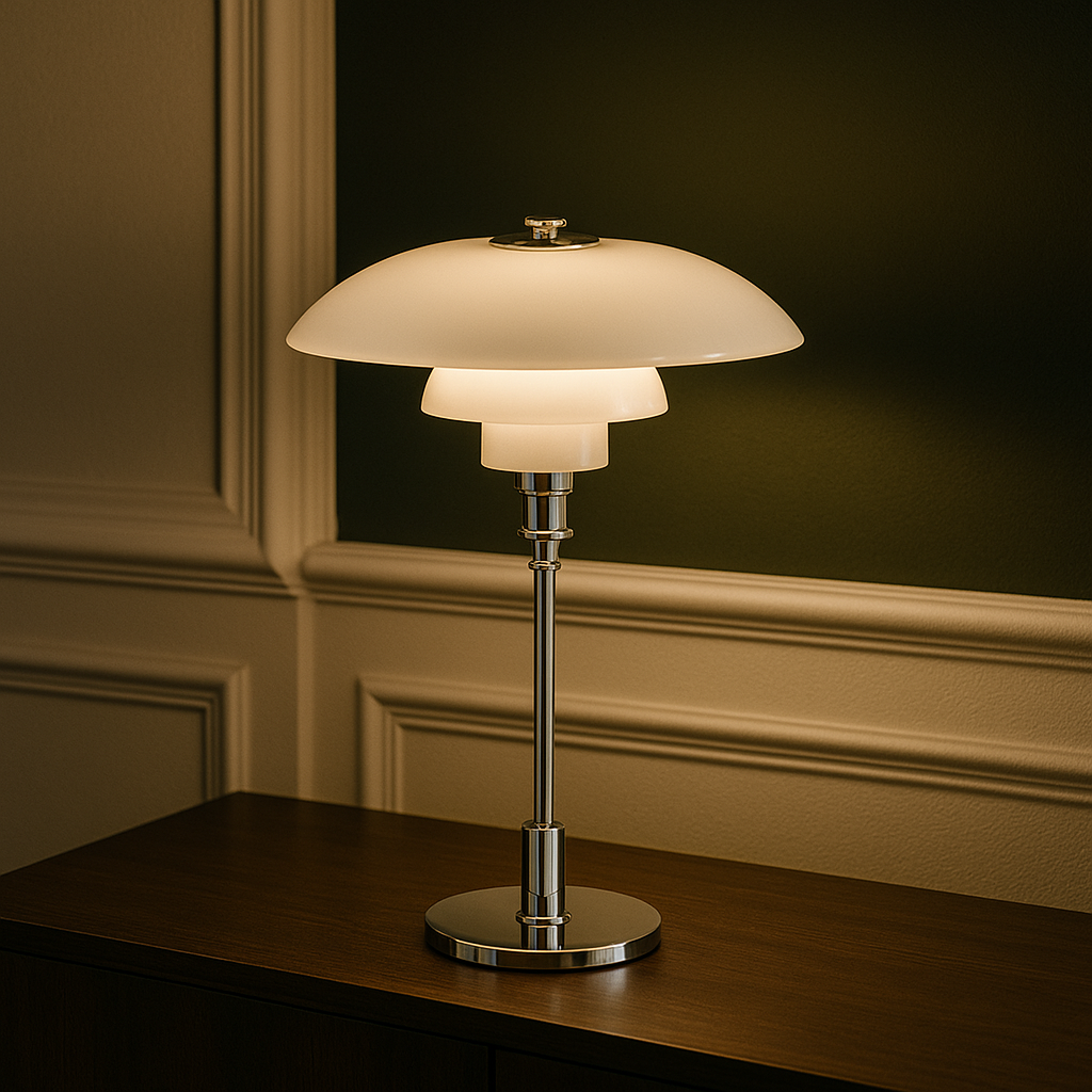 Lampe de table de designer danois