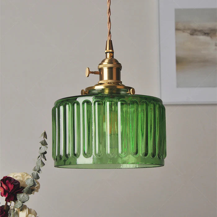 Suspension vintage en cristal