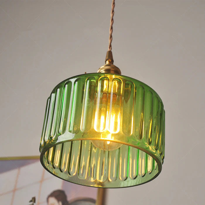 Suspension vintage en cristal