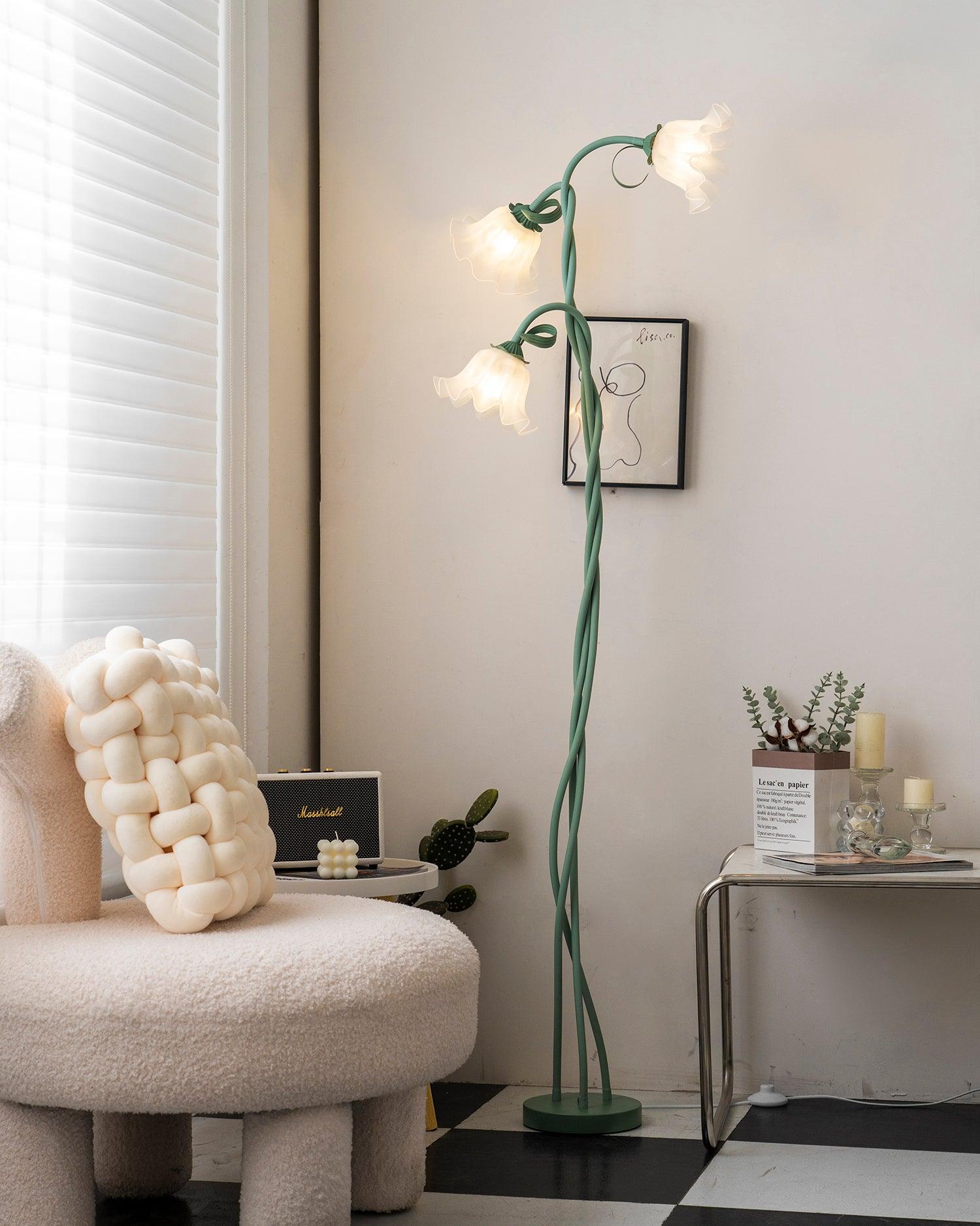 Lampadaire Fleurs de calla
