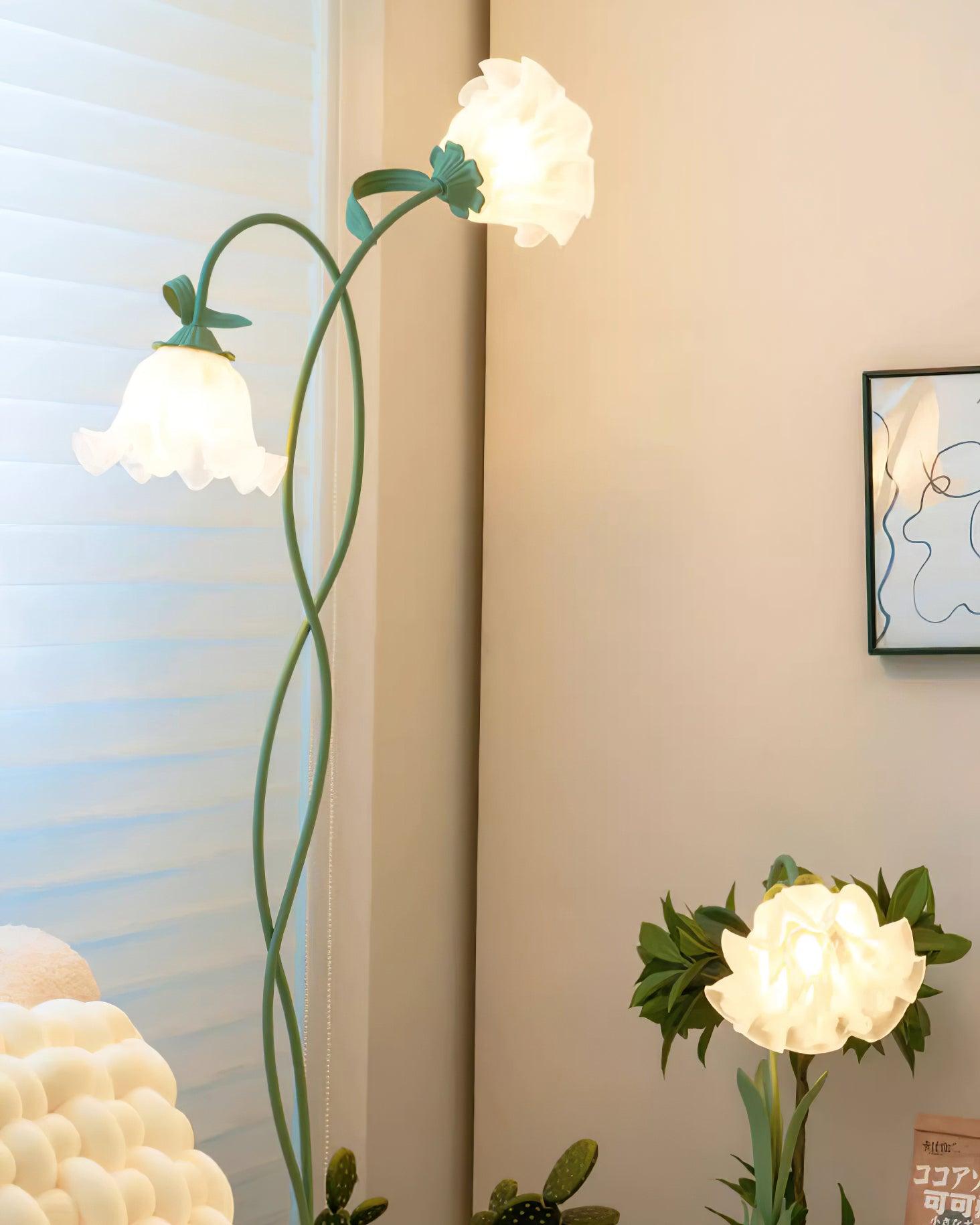 Lampadaire Fleurs de calla