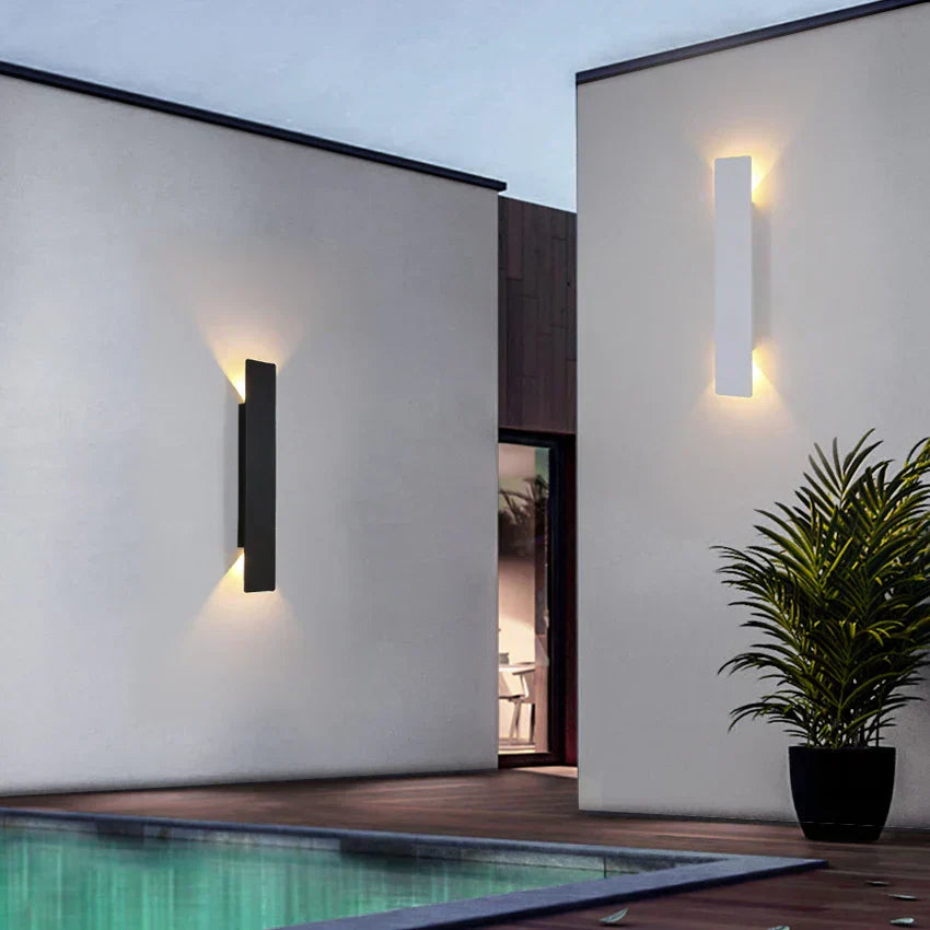 Lampe murale à bande LED étanche