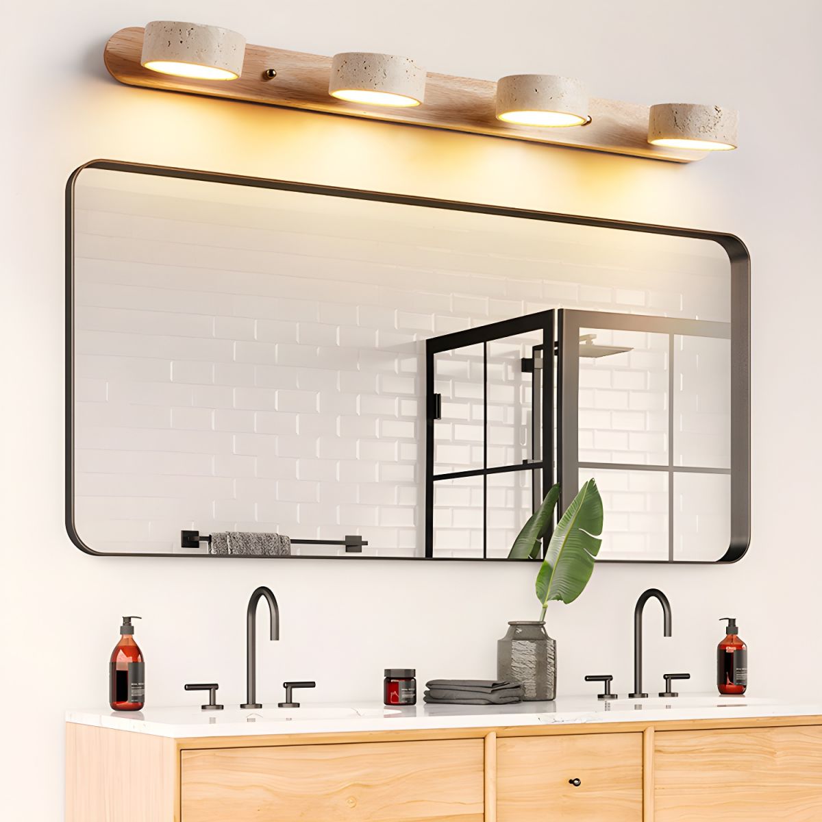 Applique murale Travertine Duo