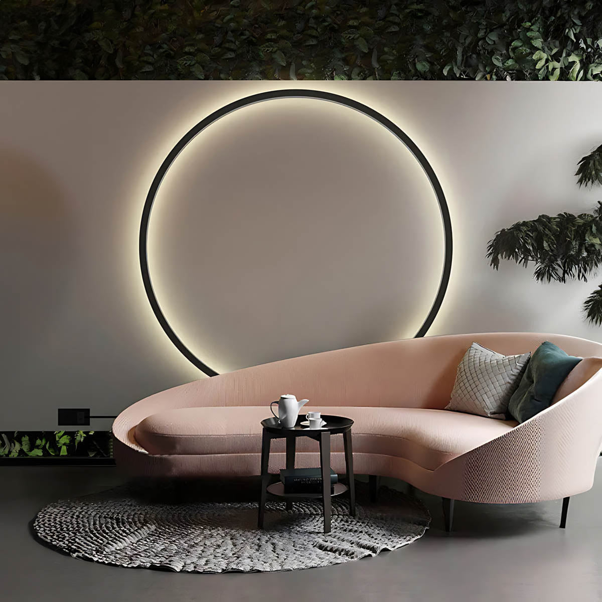 Applique murale ronde Hirid