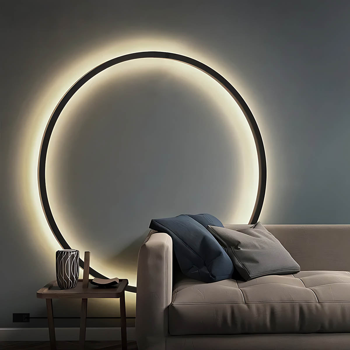 Applique murale ronde Hirid