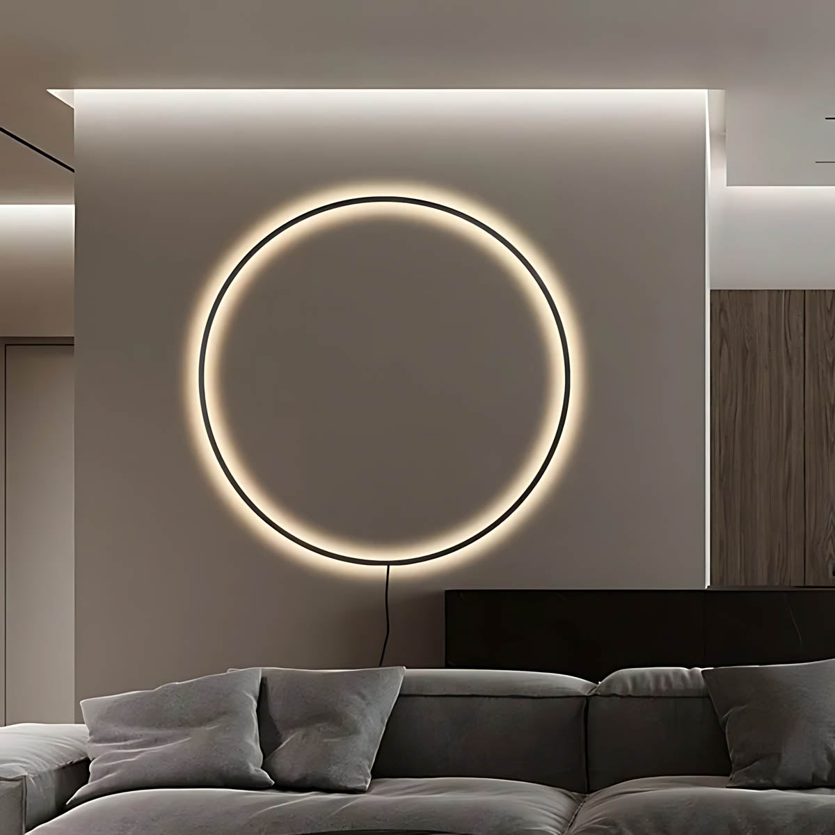 Applique murale ronde Hirid
