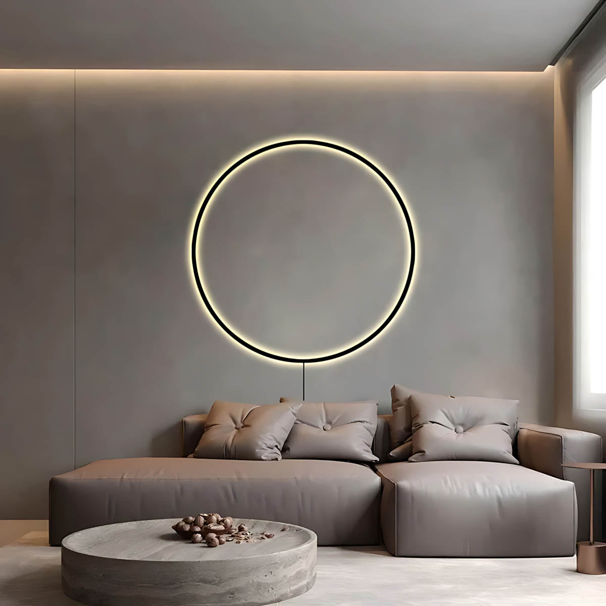 Applique murale ronde Hirid