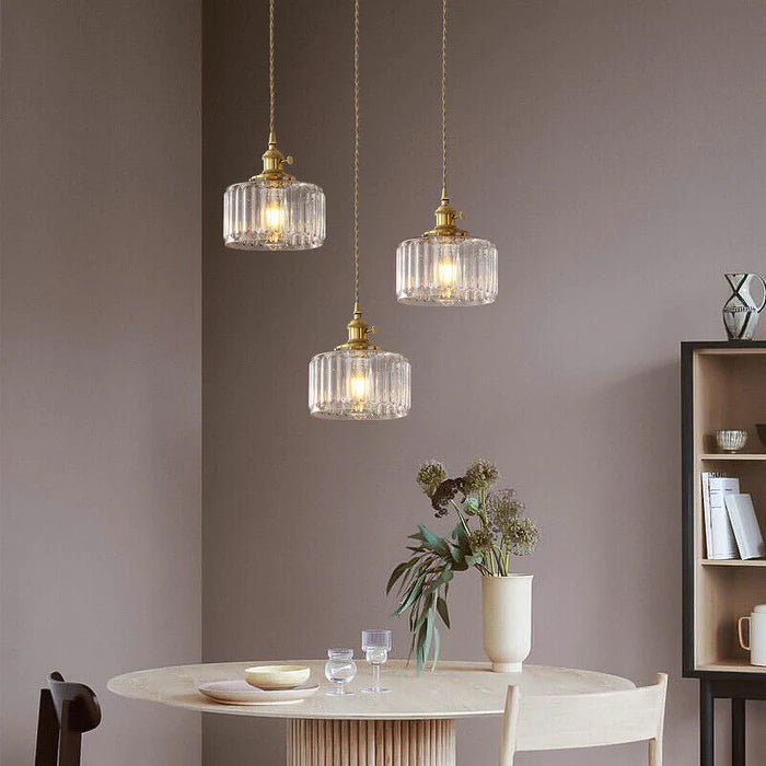 Suspension vintage en cristal