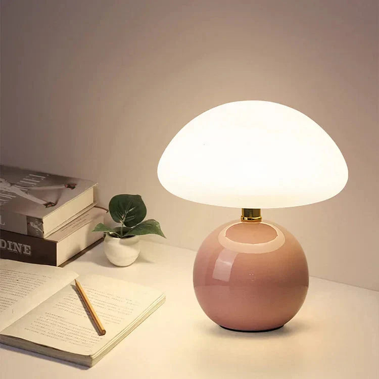 Lampe champignon à la crème française