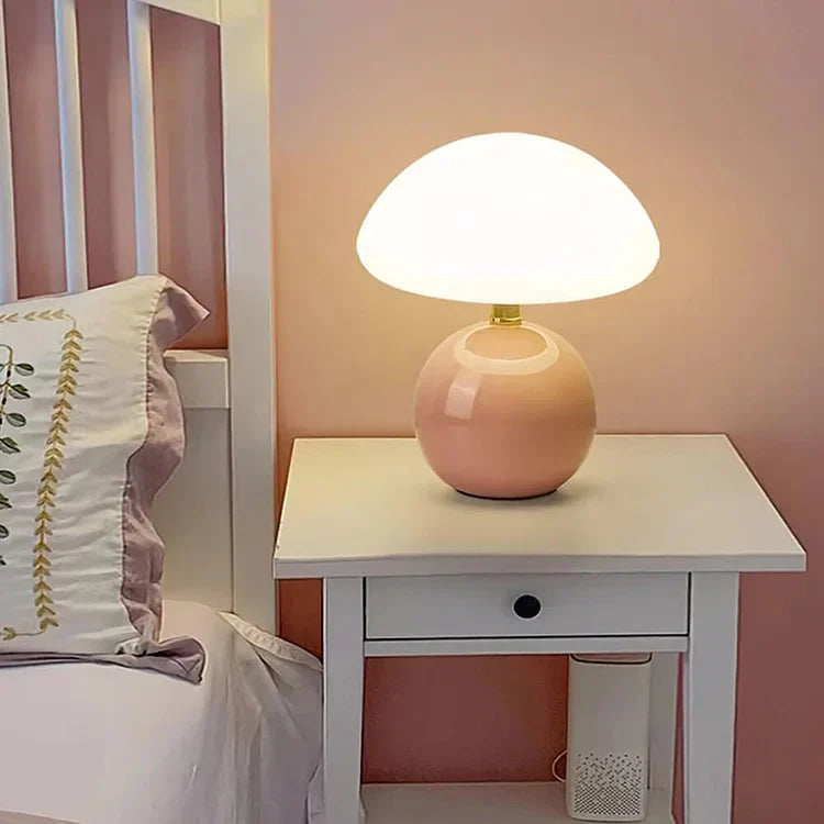 Lampe champignon à la crème française