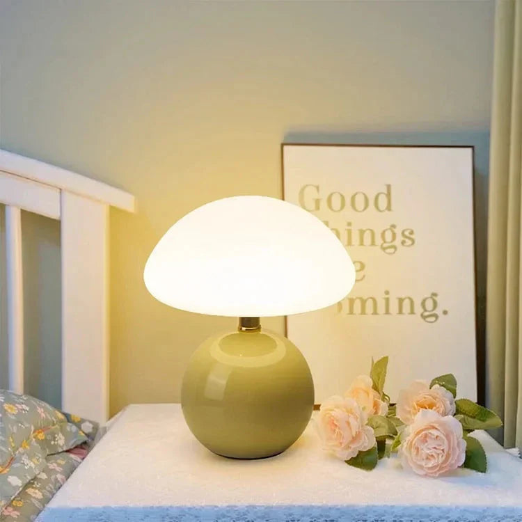 Lampe champignon à la crème française