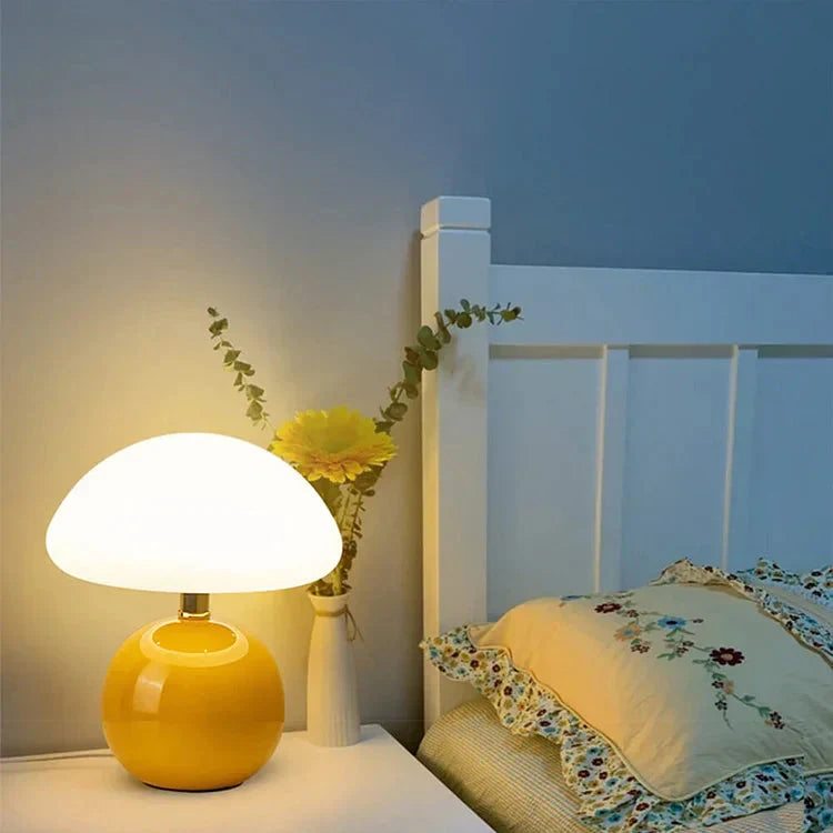 Lampe champignon à la crème française