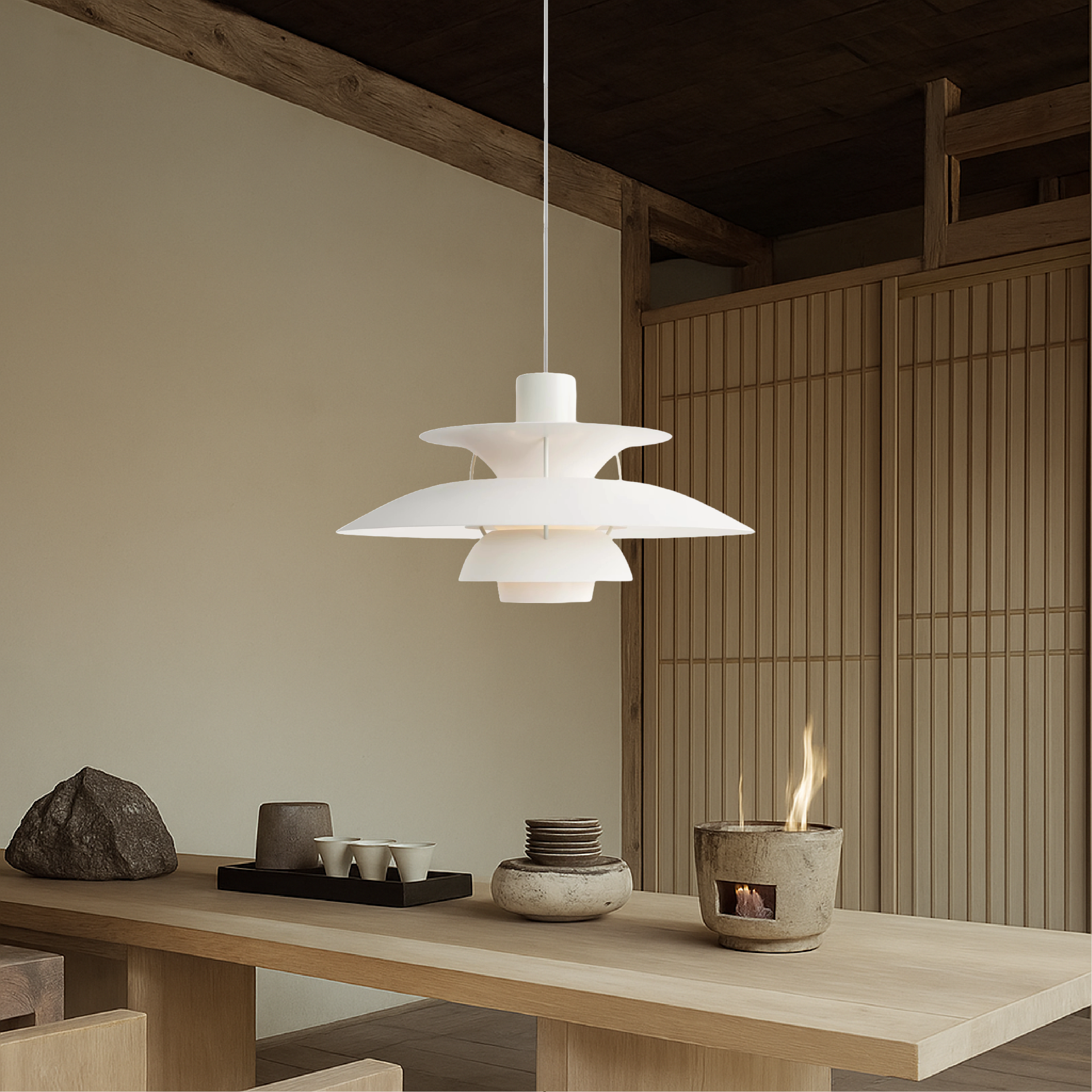 Suspension danoise multicouche