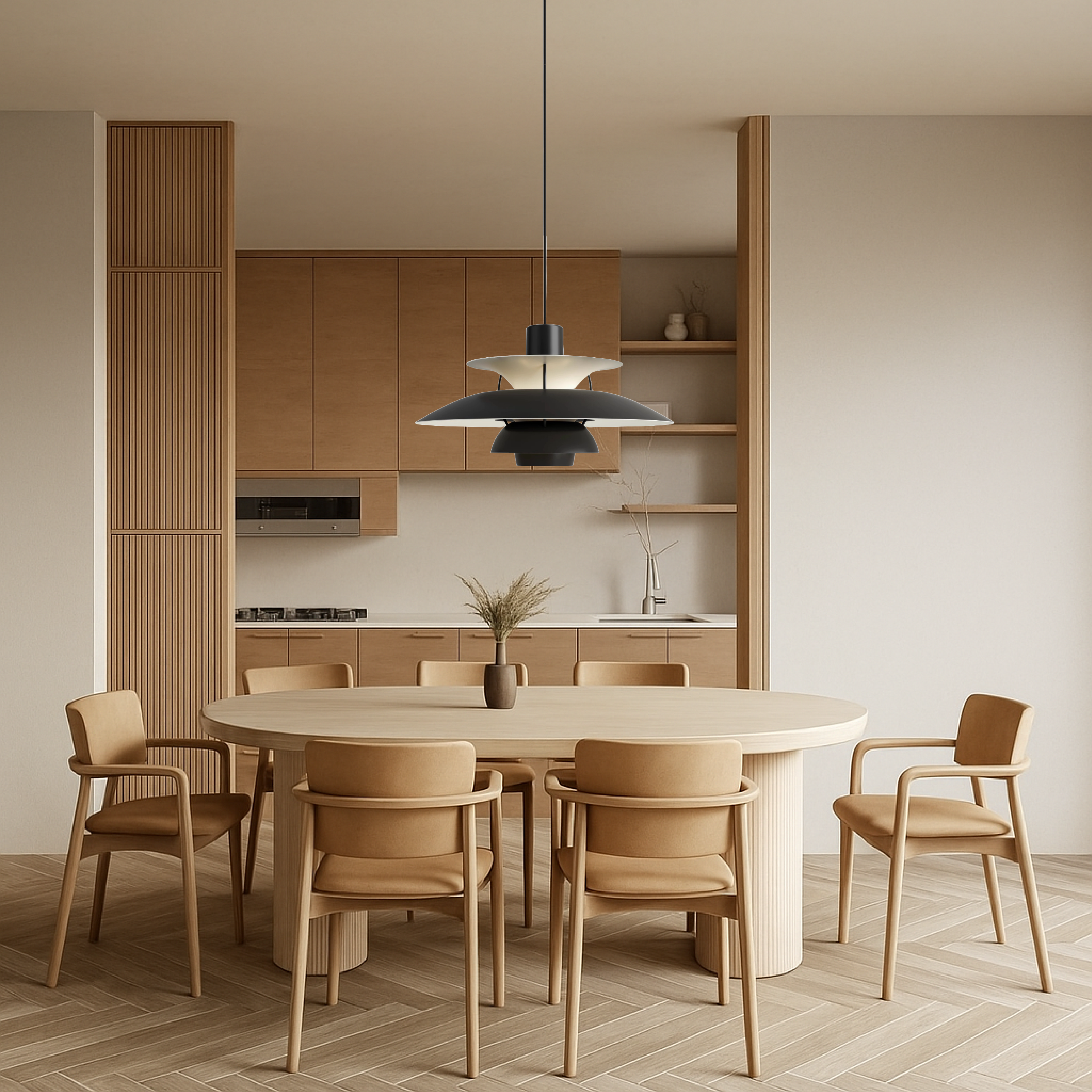 Suspension danoise multicouche